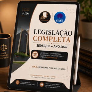 LEGISLAÇÃO COMPLETA CONCURSO SEDES-DF